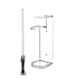 Lightsaber Wall Mount, Lightsaber Display Stand, Wall Holder - Including Screws and Hardware for Most Transparent Transparent