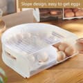 Miniatyrbild 5 av 5: Egg Holder for Refrigerator, U-shaped Egg Box Refrigerator, Stackable Egg Storage Container for Refrigerator