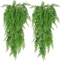 2 Pcs Artificial Boston Fern Plants, Fake Plants