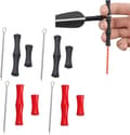 4 st fingerprotector båge och pil tillbehör används för bågskytte bågsträng silikon fingerprotector fingerprotector