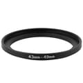 Miniatyrbillede 1 af 5: 43mm til 49mm Metal Step Up Filter Ring Adapter til Kamera