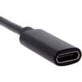 Miniatyrbilde 2 av 5: Type-C USB-C DC 15V hunn til Surface Pro3 Pro4 Pro5 Pro6 Book Pro ladekabel svart
