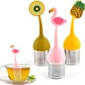 Miniatyrbillede 2 af 5: Silikone te-infuser, 3 stk. urtetefilter, sød 304
