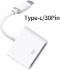 Miniatyrbilde 2 av 4: 2025 Nyeste Kompatibel med Apple 30-pin Hunn til USB 3.1 Type-C USB-C Synkron Data Ladeadapterkabel