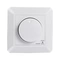LED-dimmer, innfelt dimmer for dimbare LED- og halogenlamper, 5-300 W dimmerbryter LED, fasekontroll-dimmer