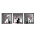 3 st Orkidé Canvas Tryckt Bild Elegant Träd i Vas Krans Målning Modernt Mönster Bild Heminredning Väggkonst Canvas Självhäftande Sovrum Hotell