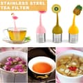 Miniatyrbillede 4 af 5: Silikone te-infuser, 3 stk. urtetefilter, sød 304