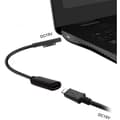 Miniatyrbilde 4 av 5: Type-C USB-C DC 15V hunn til Surface Pro3 Pro4 Pro5 Pro6 Book Pro ladekabel svart