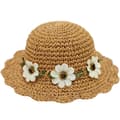 Flicksolhatt, hopfällbar solhatt (huvudomkrets 48 cm) med fl