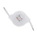 Miniatyrbillede 1 af 5: Udtrækkeligt PD 60W USB C til USB C datakabel, hurtigopladningskabel til bærbar computer til Type C-telefoner, switche, tablets