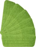 6 stk. Moppehoveder (Grøn) Udskiftningsplader, Mikrofiber Spraymoppe til Spraymopper