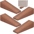 Miniatyrbild 1 av 5: Dörrkil 4-pack Trä Dörrstopp Halksäker Triangulär Dörrstopp Brandman för Sovrum Vardagsrum Badrum