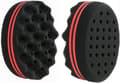 Set med 2 Svamp Twist Curl Svampborstar för Afro Fläta Hårstil Twist Lockar