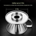 Miniatyrbild 5 av 5: Stainless steel coffee filter holder, reusable drip coffee filter, reusable coffee filter tray