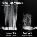 Miniatyrbillede 4 af 5: 1 stk. - Vandbesparende brusehoved med filter Regn brusehoved