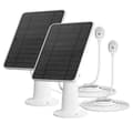 Solpaneloplader til Arlo Pro 4 Ultra 2 Pro 3 Pro 5S IP65 Vandtæt med USB-kabel Vægbeslag