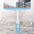 Window Squeegees, Rubber Blade for Bath, Kitchen and Car - Blue Handle 1P