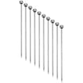50 stk. Cocktailpinde i rustfrit stål Metal Martinipinde 10,9 cm