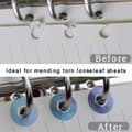Miniatyrbild 4 av 5: Multicolor Rainbow Shaped Loose Leaf Hole Reinforcement Labels R