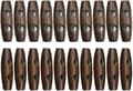 Dark Wooden Buttons with Toggle Function, 50 pcs 30mm for Sewing, Scrapbooking, E