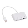 Pikkukuva 4 / 5: USB C 3-in-1-keskitinmuunnin Type C -sovitin SD-kortinlukija Mac Type-C One-size -laitteille