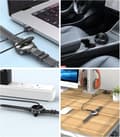 Miniatyrbilde 5 av 5: USB-C til Garmin-adapter 2-pakning, 90 graders Type C ladekabel Co