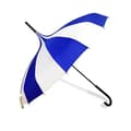 Miniatyrbild 4 av 5: Elegant Long Handle Windproof Umbrella Sun Rain Use 16 Ribs Black White Design Pagoda Type New