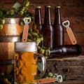 Miniatyrbillede 4 af 5: Flaskeåbner, 10 stk træhåndtag Holdbar bærbar øl Bo