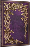New York Rose (Gilded Age) Midi Foret Blød Indbundet Journal (Med Elastikbånd)