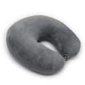 Memory Foam Nackstödskudde, Kompakt Lätt Lyx Snabb Pack för Camping, Vilokudde för Sömn (Grå)