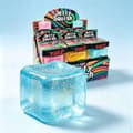 Jelly Squish Fidget Toy, Glitter Cube Stress Relief Squeeze Toy