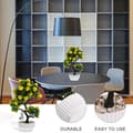 Miniatyrbild 3 av 4: Realistic Artificial Lemon Tree in Pot Table Decoration Simulated Fruit Tree Plant Decor