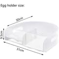 Miniatyrbild 3 av 5: Egg Holder for Refrigerator, U-shaped Egg Box Refrigerator, Stackable Egg Storage Container for Refrigerator