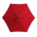 (Red) Replacement Canopy for Parasol - 6 Ribs - 2 Meter Diameter