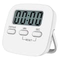 Magnetic Kitchen Timer with Large LCD Screen, with Stopwatch, Loud Alarm and Countdown Timer, White
