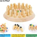 Pikkukuva 2 / 7: Gxhong Memory Match Stick Chess, Puupeli, Puinen muistipeli, Memory KLB