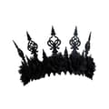 Gotisk kranskrone Pannebånd Roser Tiara for Cosplay Tilbehør Ball Dans