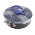 Miniatyrbilde 2 av 5: Springform kakeform, rund springform kakeform, non-stick kakeform, springformpanne med lokk og avtakbar bunn Black