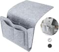 Felt Bedside Storage Hanging Bag (Light Grey), Bed Storage Bag, Bedside Storage Bag, Bed Organizer Room
