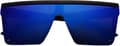 Square Oversized Sunglasses for Women and Men, Trendy Flat Top Big Frame Sunglasses