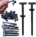 100 Pieces - Nylon Cable Tie Buckle - Cable Ties - Nylon Cable Tie Holder - Self
