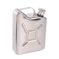Stainless Steel Hip Flask with Leak-Proof, Unbreakable, Creative Design for Camping, Picnic, Outdoor Use, Silver