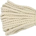 Makramérep, tjockt rep, stort flätat bomullsrep, 8 mm x 20 m beige