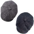 2-pack Platt Keps Hattar Vinterkepsar Herr Beret Hattar för Män Bomull och Ull Tyg Varma Hattar