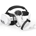 Miniatyrbillede 2 af 3: 1 par silikoneetuier til Meta Quest 3/3S Touch Controller, beskyttende grebsdæksler med stropper - Hvid Multicolor White Multicolor White