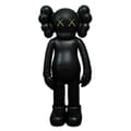 Kaws Figurer Leksak Trendig Samlarmodell Dockleksaker Minifigurer Bordsdekoration Hyllprydnader Present Black