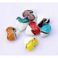 Miniatyrbild 2 av 2: 30 lampwork hjärtan