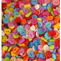 Miniatyrbild 1 av 4: fina akryl blandade knappar allmix 35 gram
