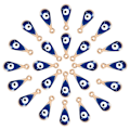Miniatyrbild 1 av 2: 25 pärlor evil eye droppe emaljerade
