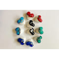 Miniatyrbild 1 av 2: 30 lampwork hjärtan